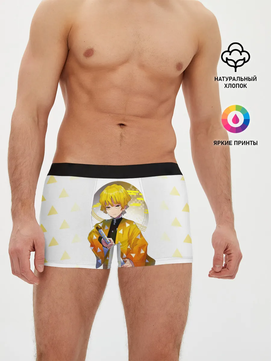 Мужские трусы боксеры / Agatsuma Zenitsu Kimetsu no Yaiba