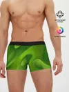 Мужские трусы боксеры / 3d Green abstract