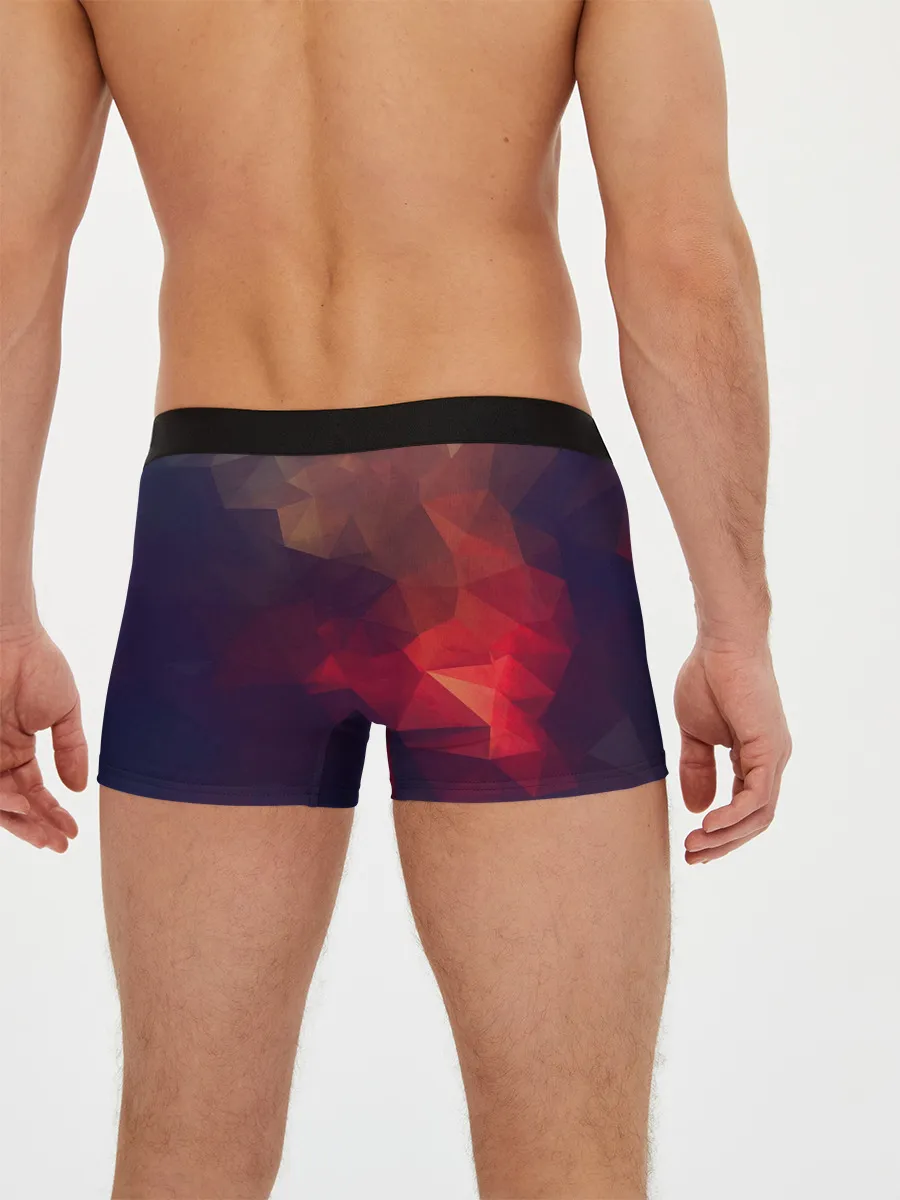 Мужские трусы боксеры / Лавовый вектор