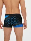 Мужские трусы боксеры / 3D luxury blue 3Д СОТЫ и плиты