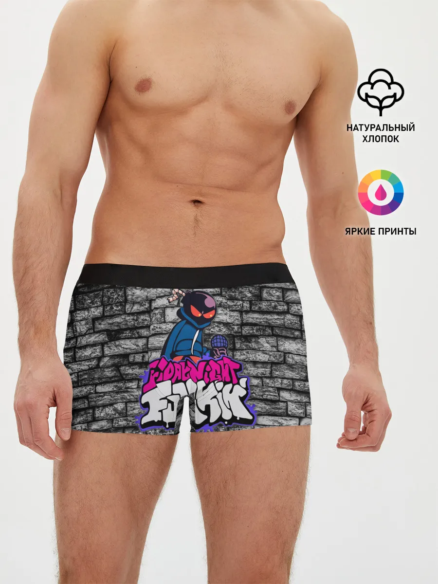 Мужские трусы боксеры / Friday Night Funkin Bomb man B