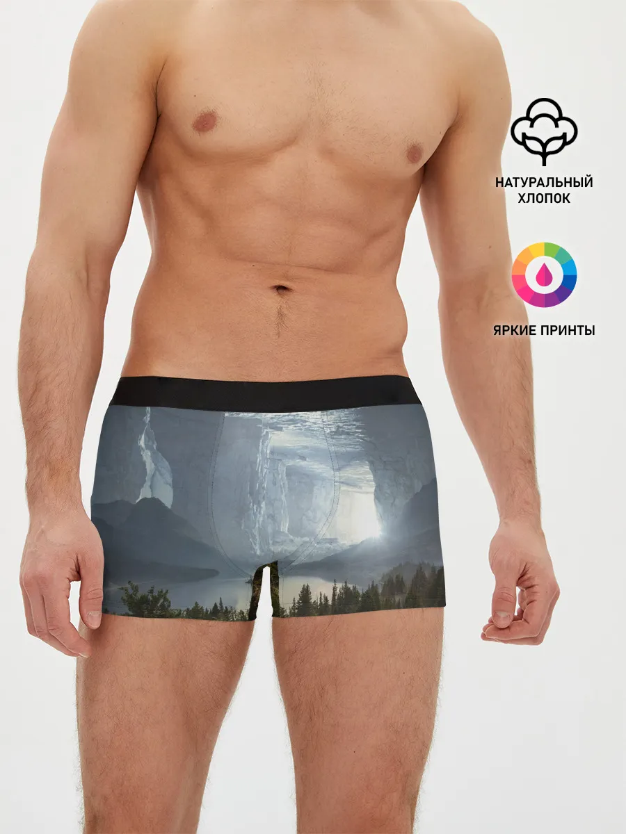 Мужские трусы боксеры / Фантастический пейзаж