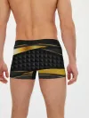 Мужские трусы боксеры / 3D luxury black gold Плиты 3Д