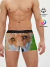 Мужские трусы боксеры / Крупно мордочка лисы