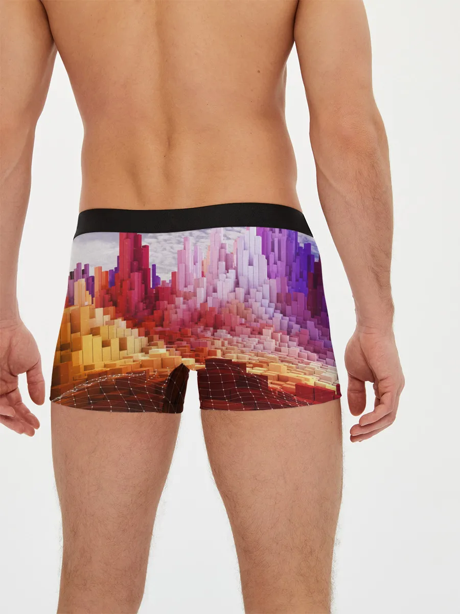 Мужские трусы боксеры / Симуляция города