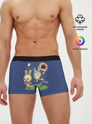 Мужские трусы боксеры / Зайка и волчек | Beastars
