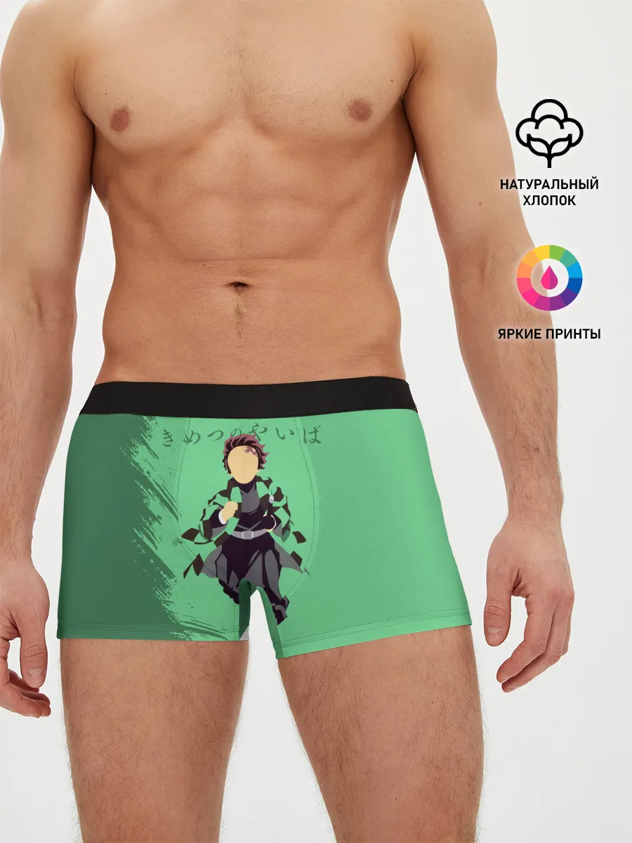 Мужские трусы боксеры / Танджиро Камадо Kimetsu no Yaiba