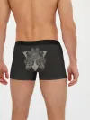 Мужские трусы боксеры / Волк, черепа и индейцы