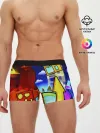 Мужские трусы боксеры / GEOMETRY DASH / ГЕОМЕТРИ ДАШ
