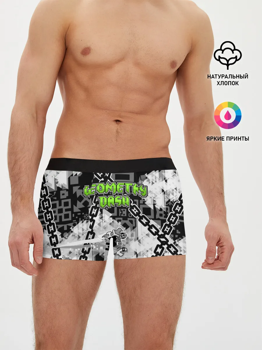 Мужские трусы боксеры / Geometry Dash