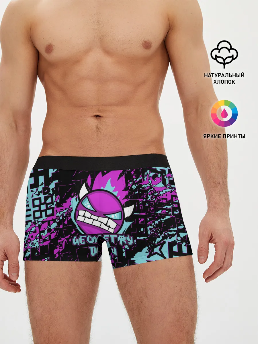 Мужские трусы боксеры / Geometry Dash