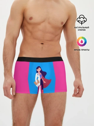 Мужские трусы боксеры / Медсестра | Super Nurse