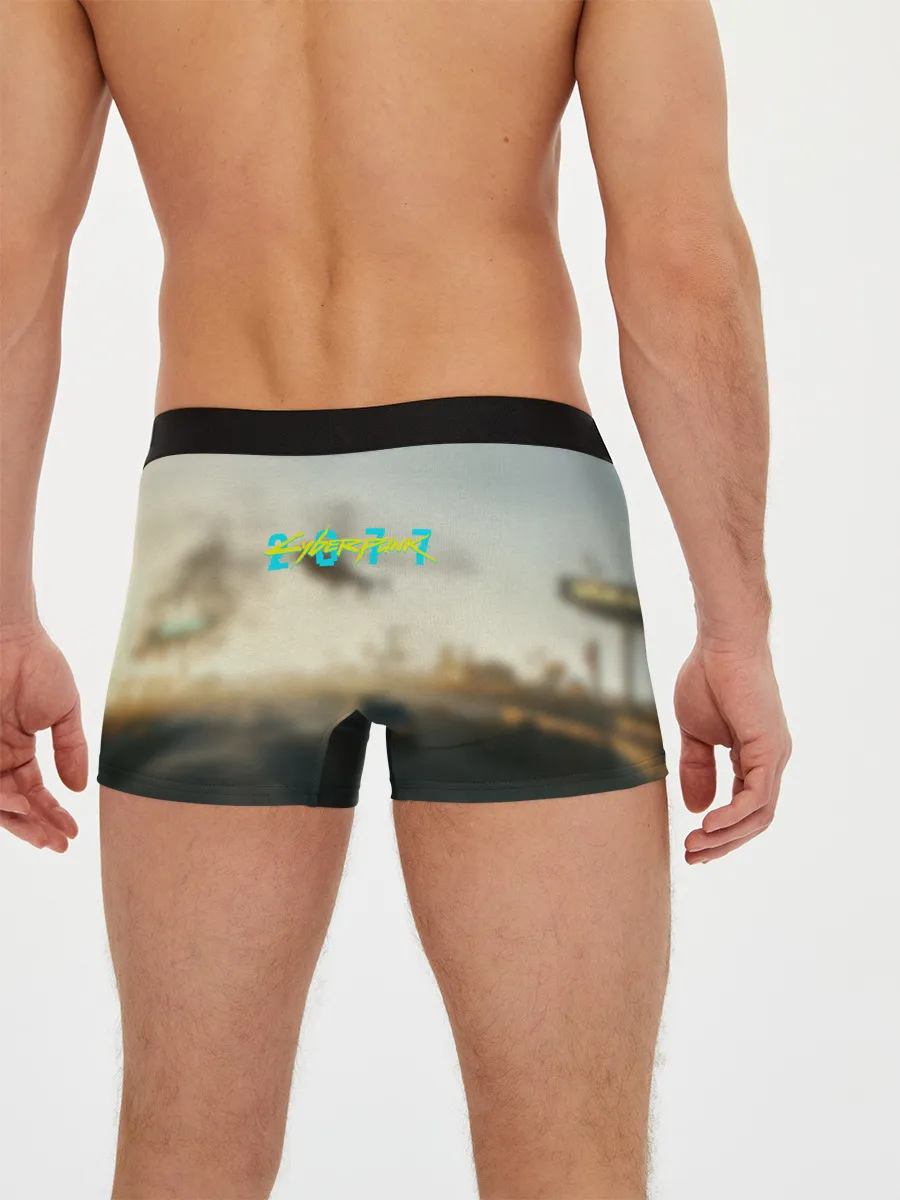 Мужские трусы боксеры / CYBERPUNK 2077 | КИБЕРПАНК