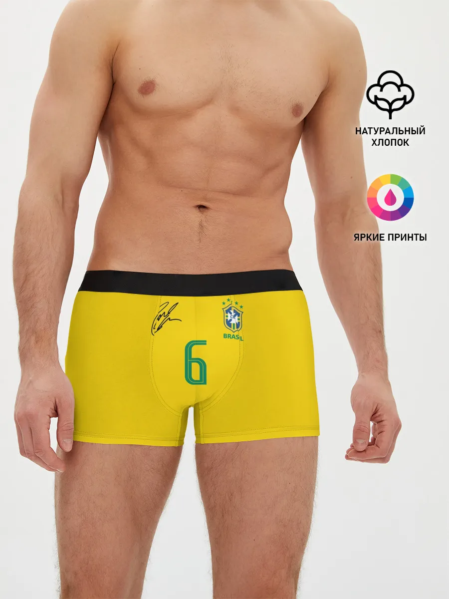 Мужские трусы боксеры / Р. Карлос | футболка сборной
