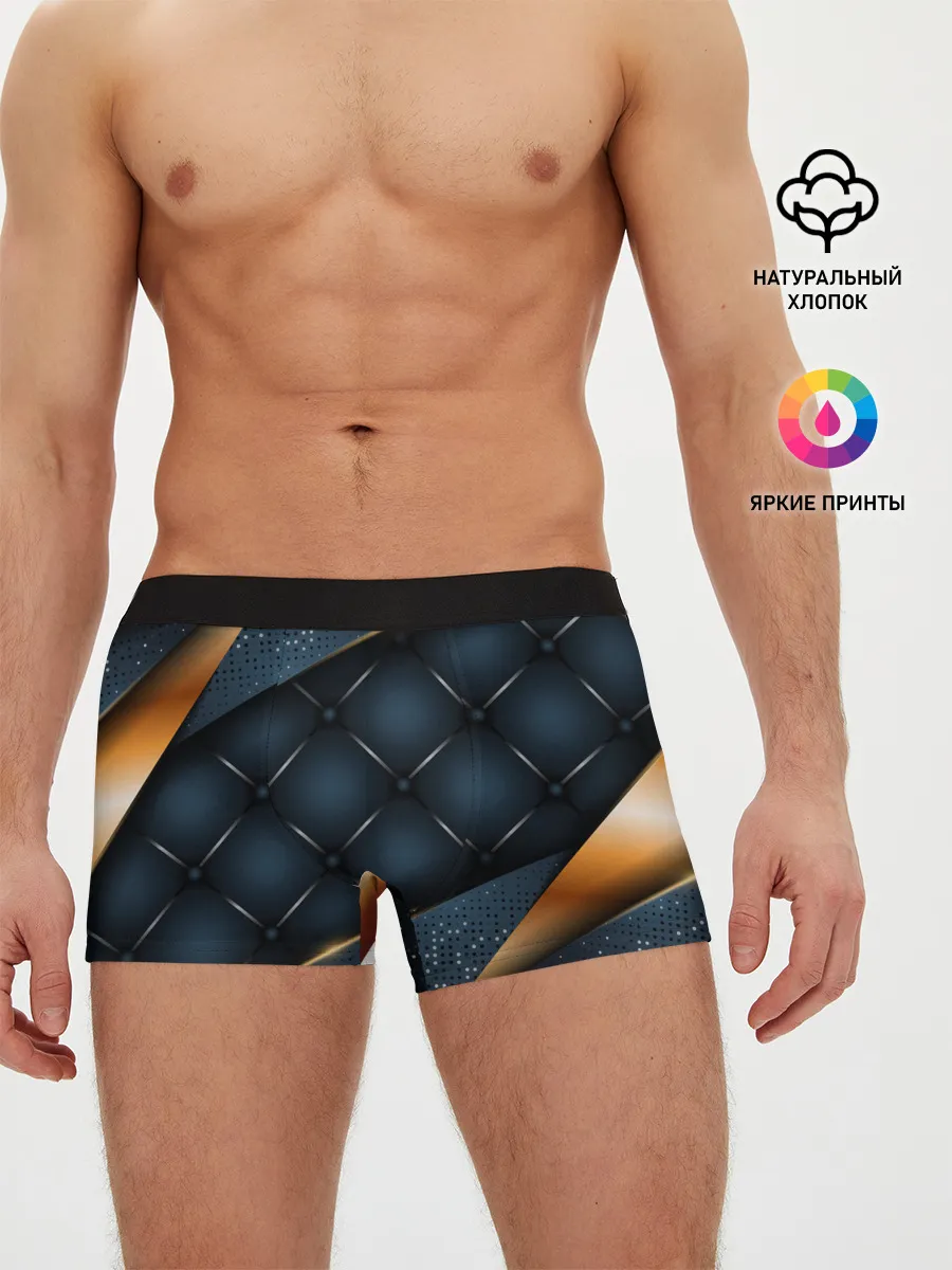Мужские трусы боксеры / 3D VIP GOLD CORNERS