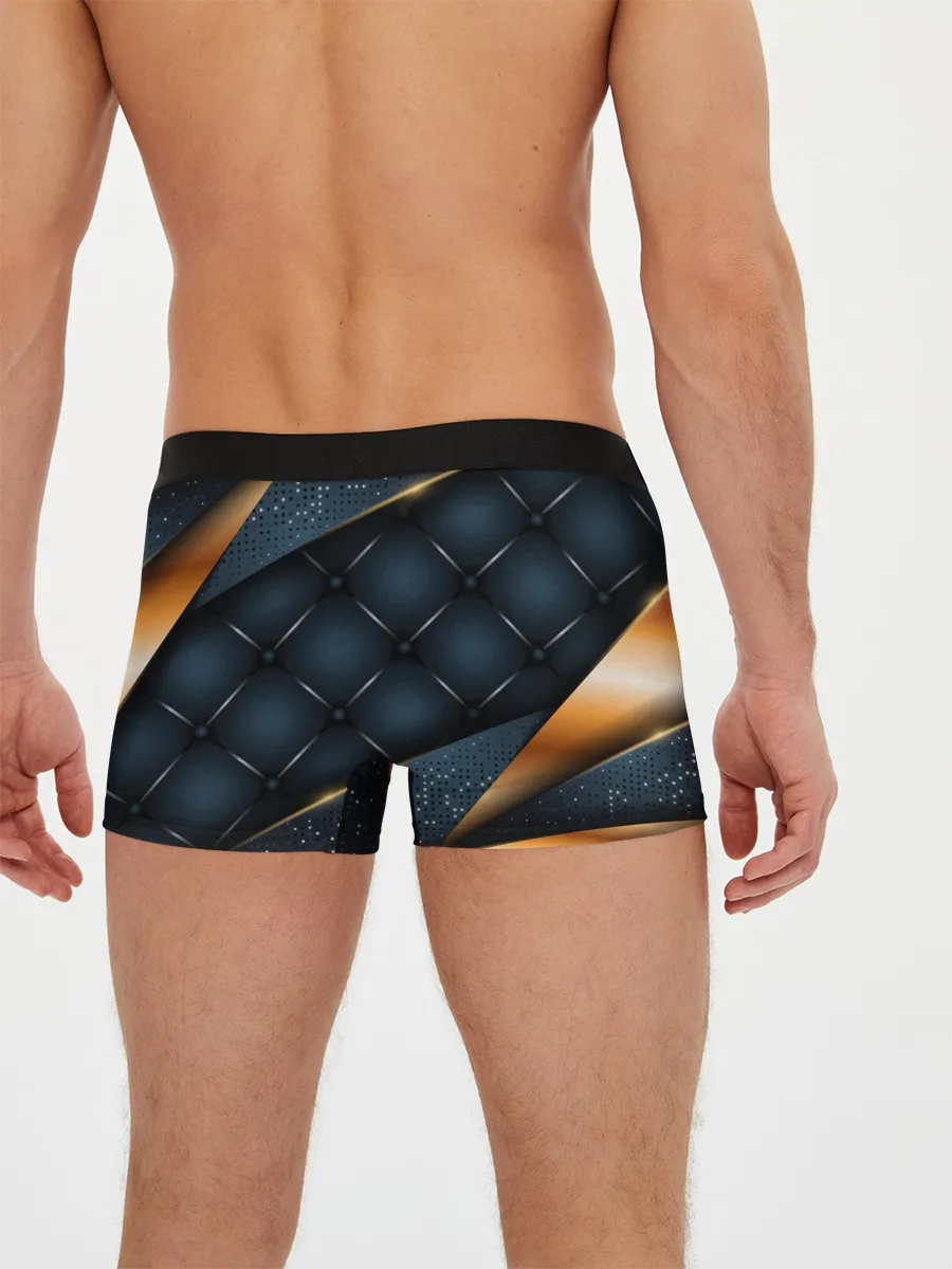 Мужские трусы боксеры / 3D VIP GOLD CORNERS