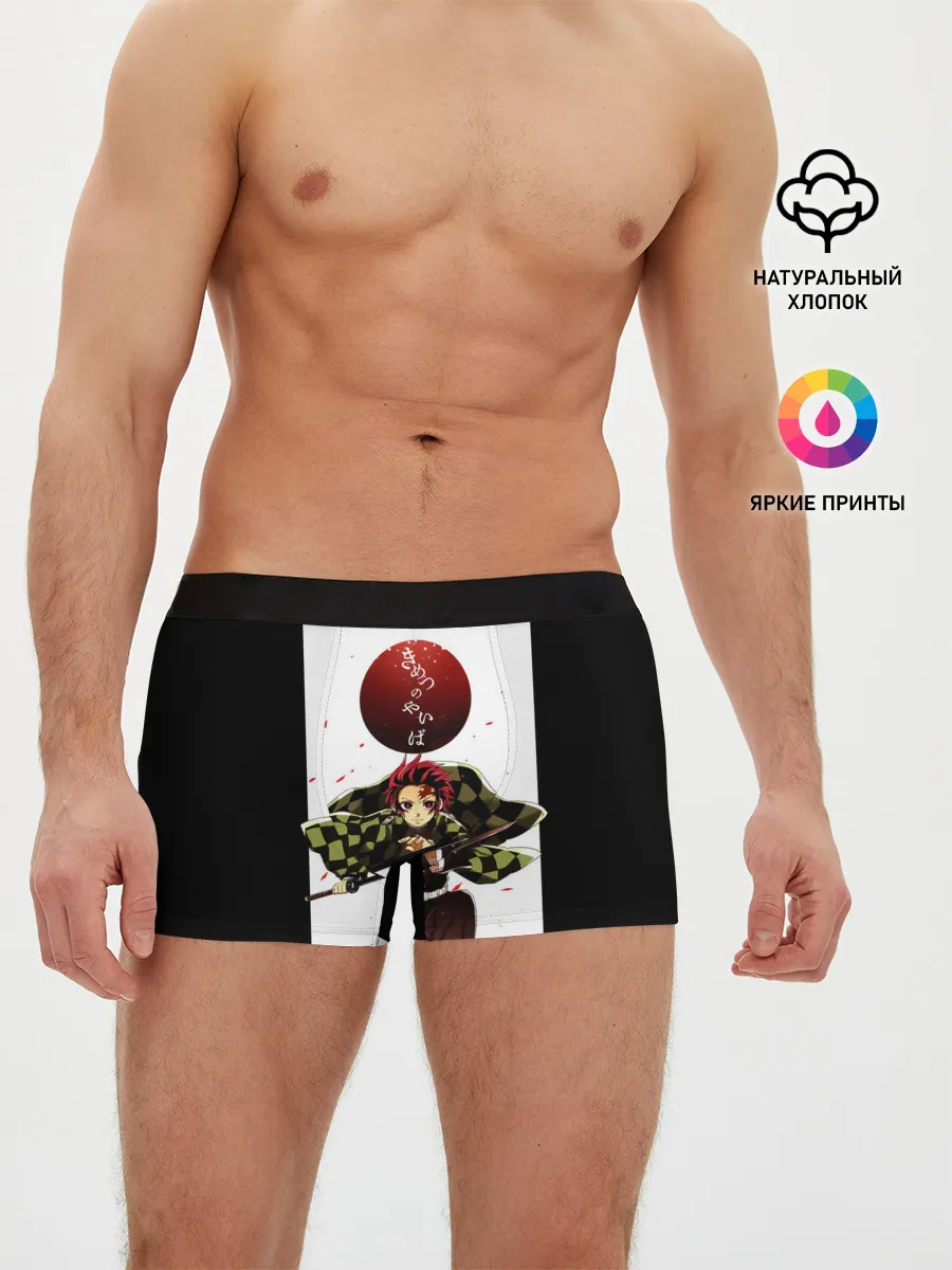 Мужские трусы боксеры / Танджиро Камадо Kimetsu no Yaiba