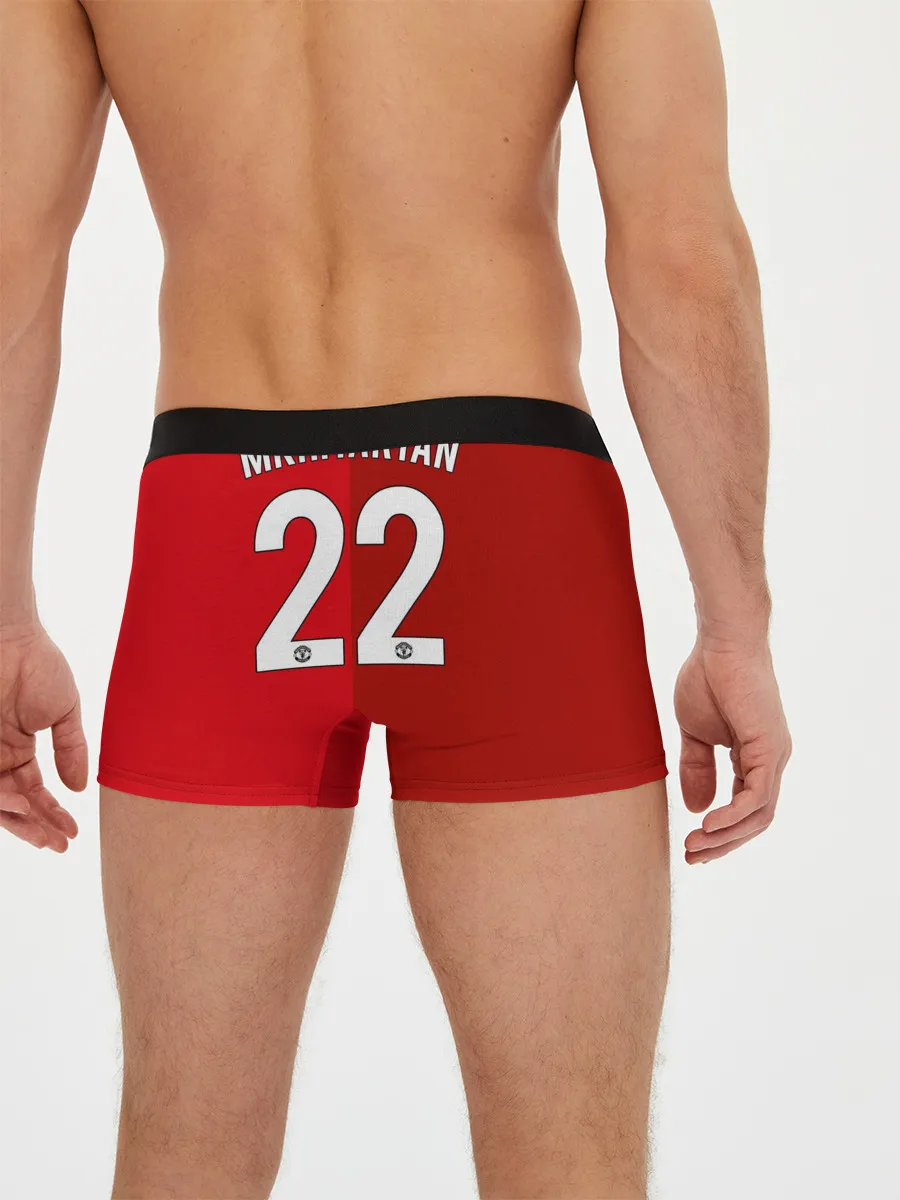 Мужские трусы боксеры / Мхитарян | футболка МЮ