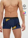 Мужские трусы боксеры / 3D плитки с золотыми вставками