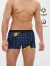 Мужские трусы боксеры / 3D плитки с золотыми вставками