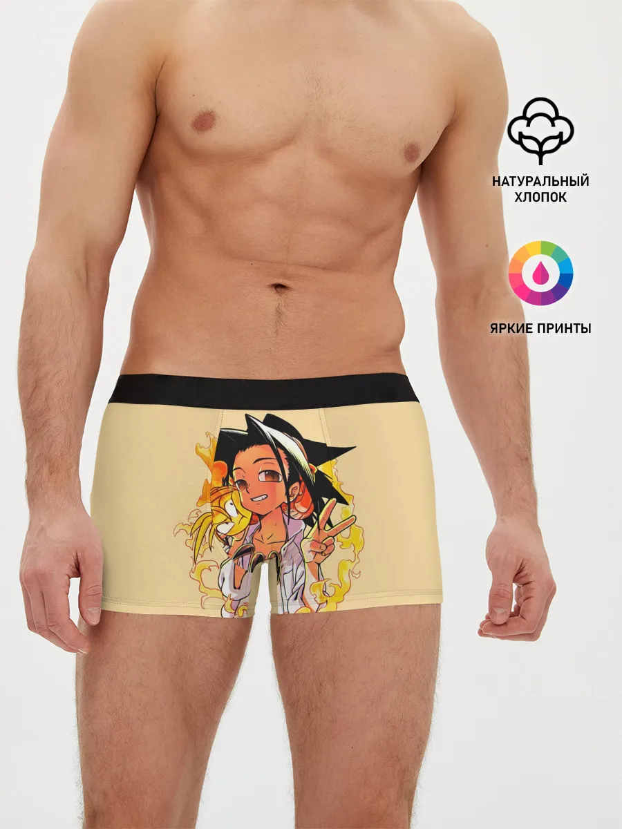 Мужские трусы боксеры / Йо и Амидамару