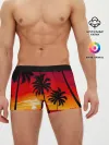 Мужские трусы боксеры / Гавайский закат