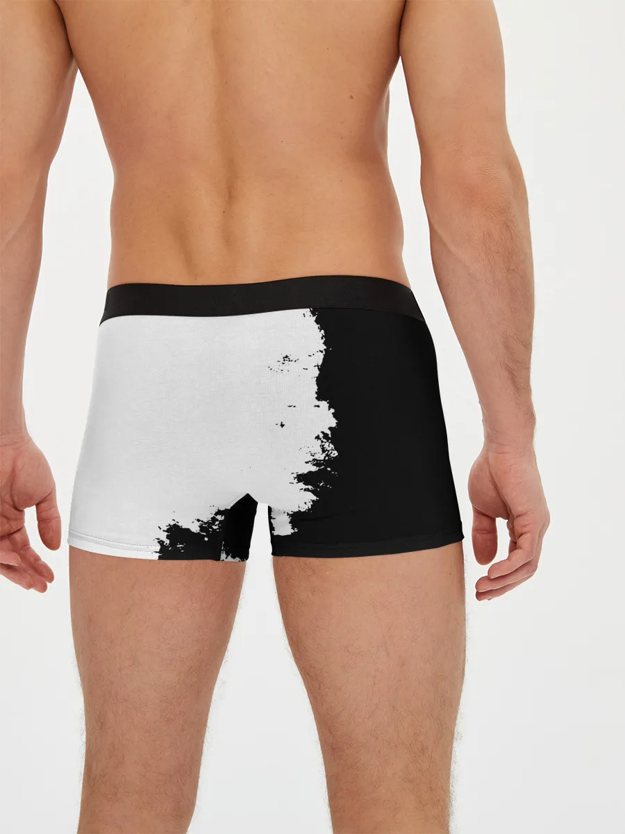 Мужские трусы боксеры / Чёрный клевер кричащий Аста