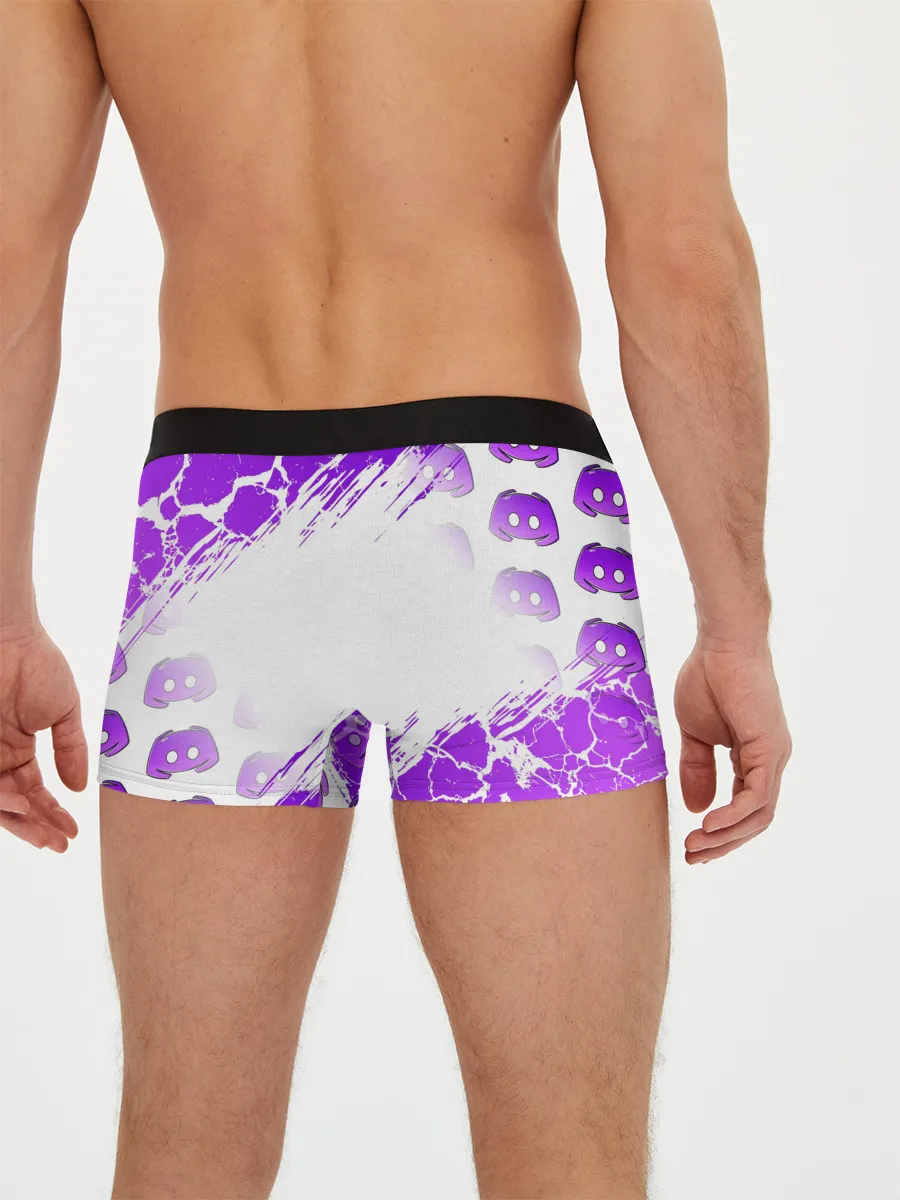 Мужские трусы боксеры / DISCORD / ДИСКОРД / ТРЕЩИНЫ