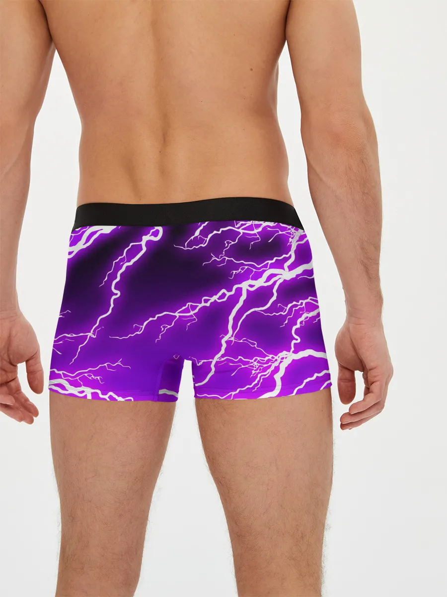 Мужские трусы боксеры / DISCORD / ДИСКОРД / МОЛНИЯ