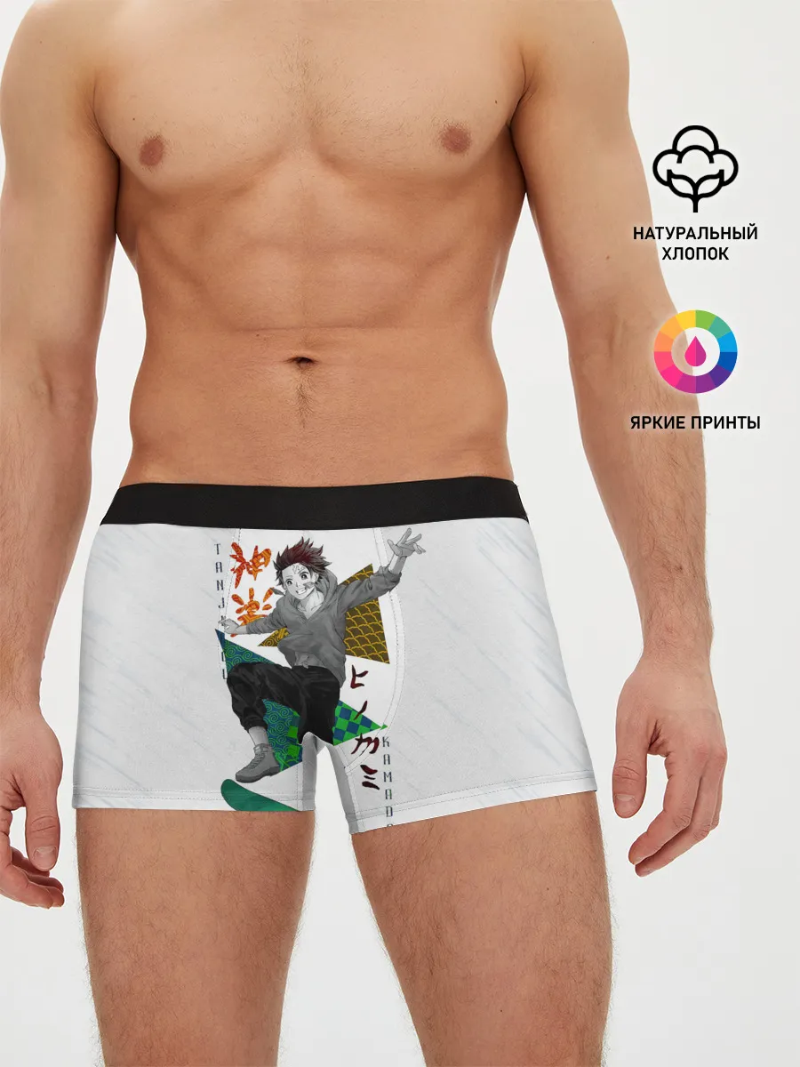 Мужские трусы боксеры / Танджиро Камадо Kimetsu no Yaiba