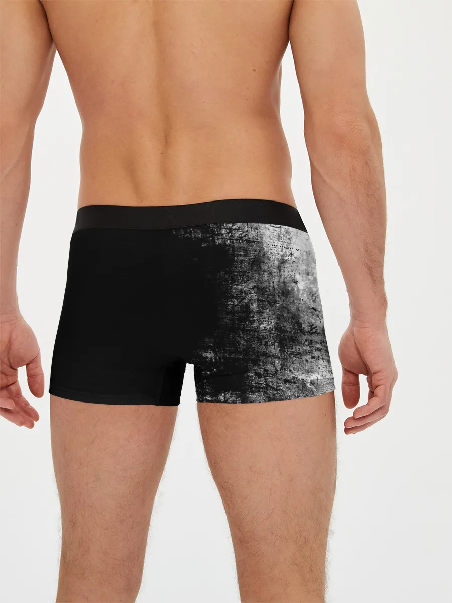 Мужские трусы боксеры / Чёрный Аста | Чёрный Клевер