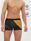 Мужские трусы боксеры / 3D BLACK & GOLD
