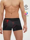Мужские трусы боксеры / Красные плиты 3D