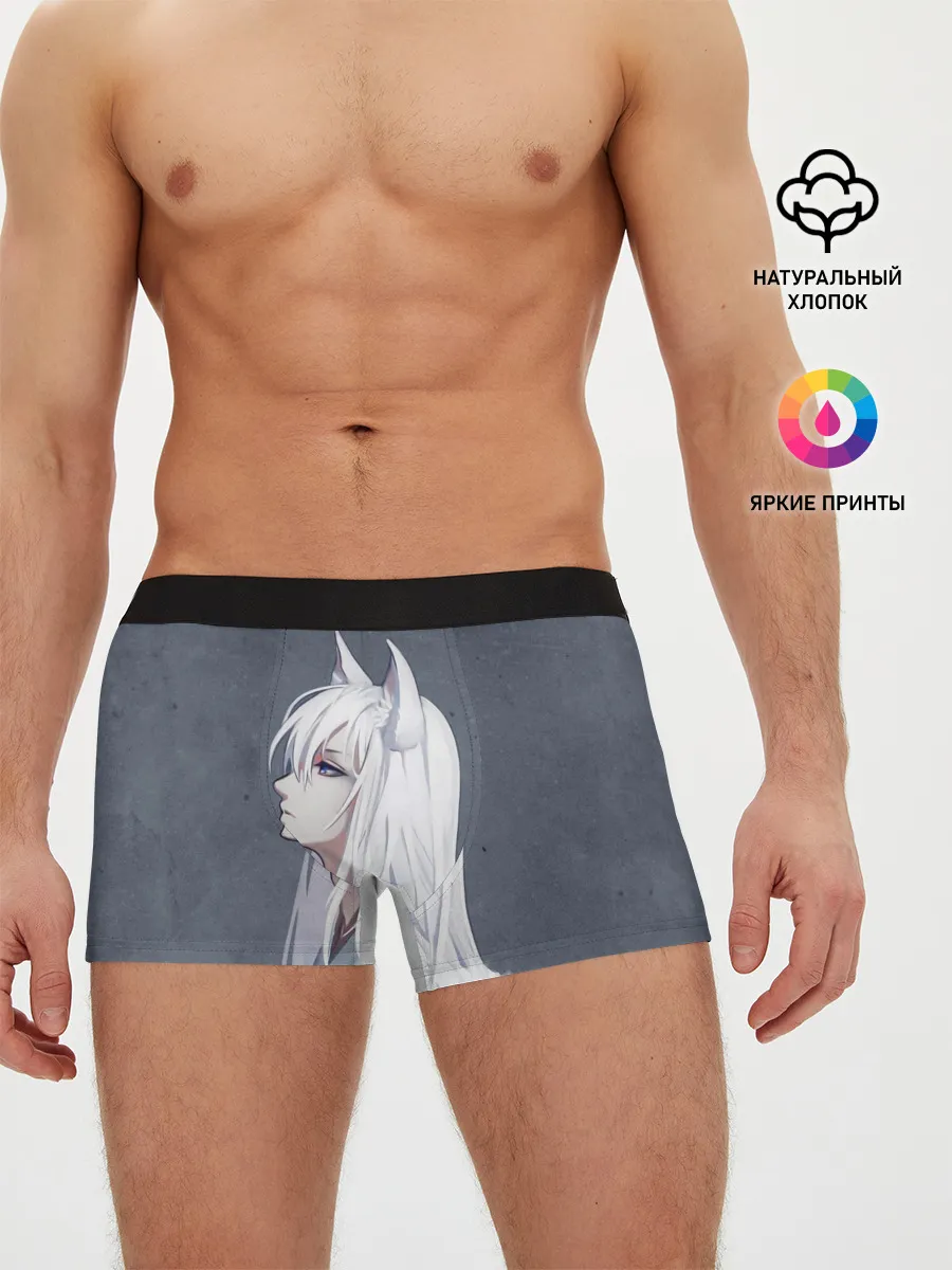 Мужские трусы боксеры / Демон-лис Томоэ