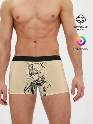 Мужские трусы боксеры / Kitsune Tomoe