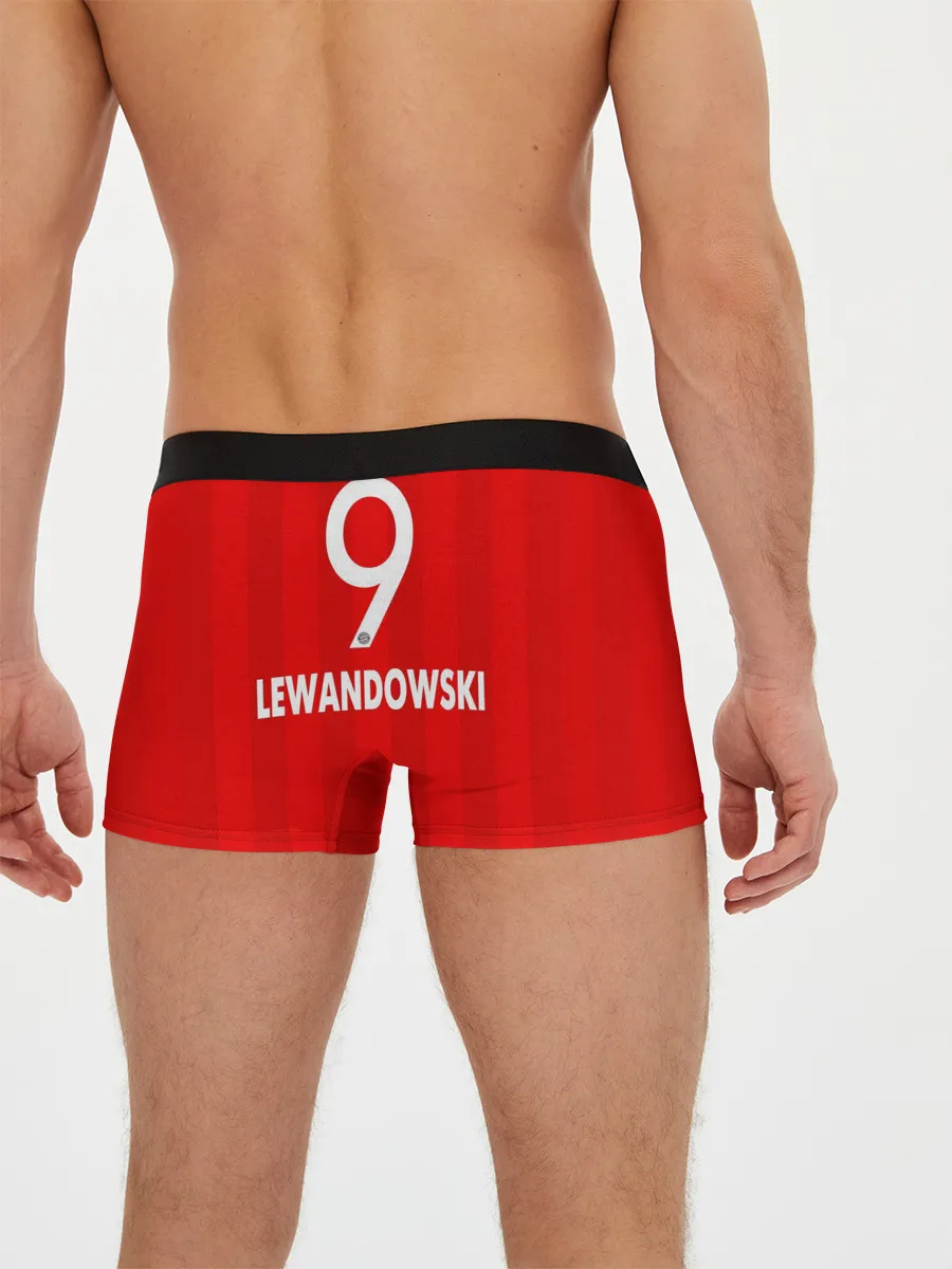 Мужские трусы боксеры / Форма Баварии - Левандовски