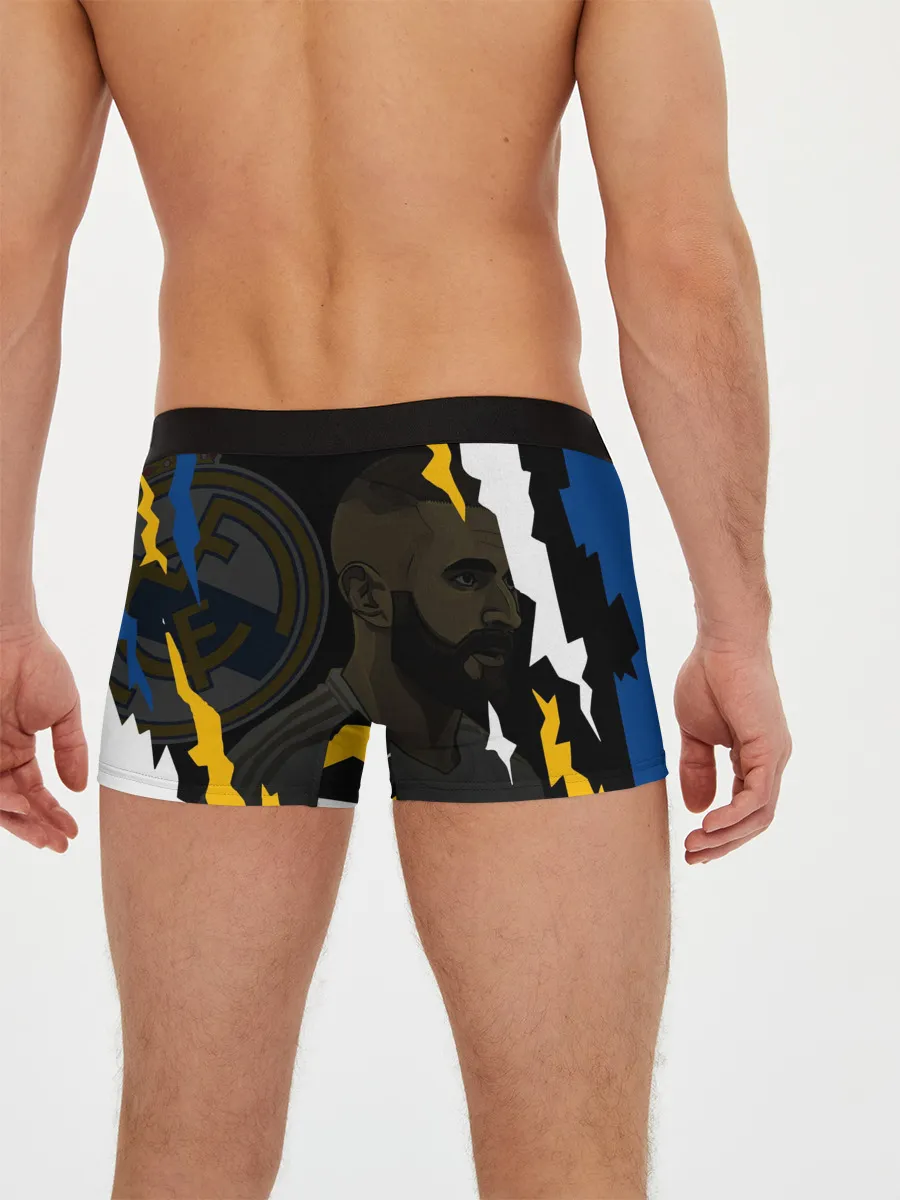 Мужские трусы боксеры / КАРИМ БЕНЗЕМА / РЕАЛ МАДРИД