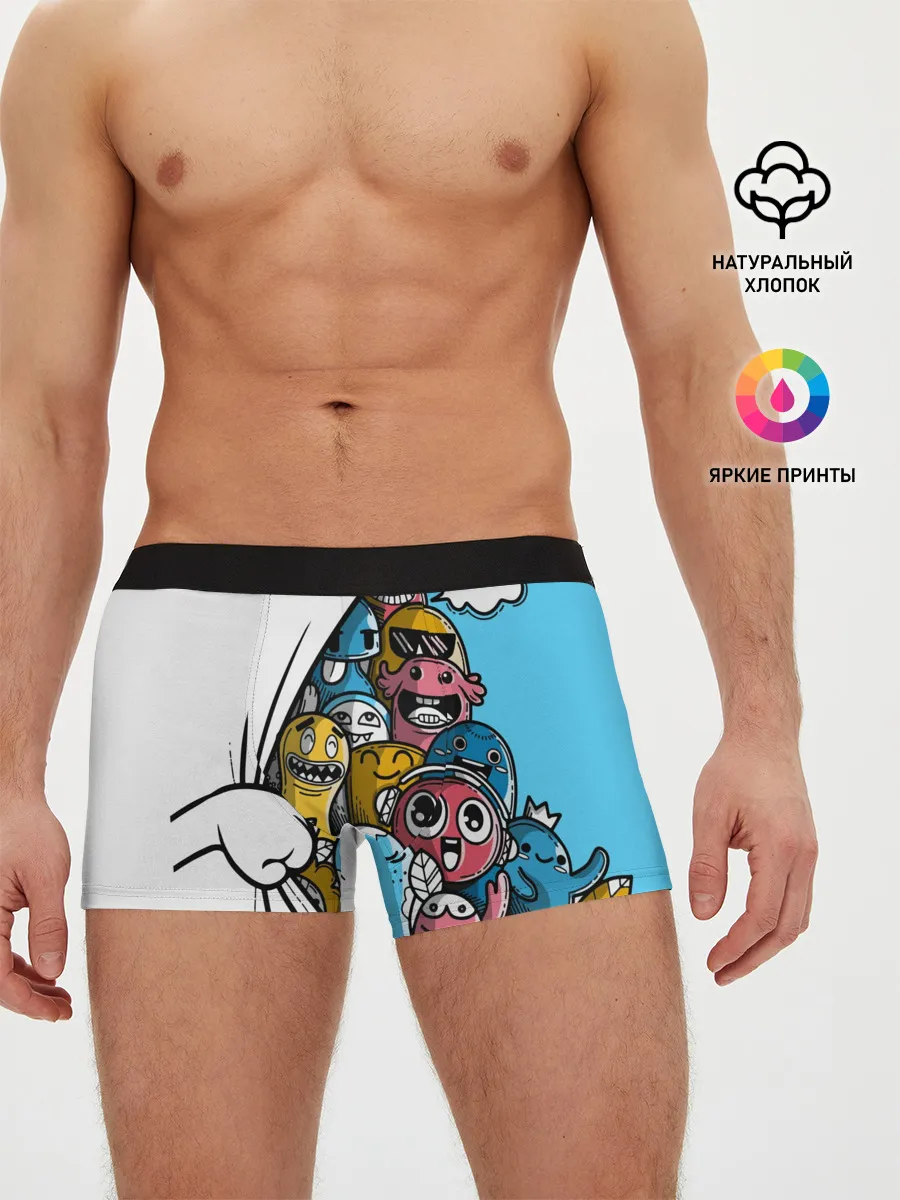 Мужские трусы боксеры / Монстрики