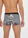 Мужские трусы боксеры / Девушка с черепом