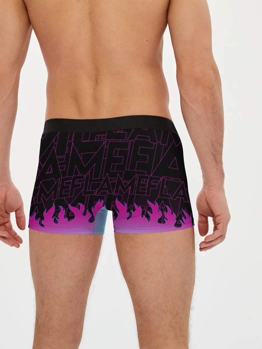 Мужские трусы боксеры / РОЗОВОЕ ПЛАМЯ | PINK FLAME