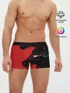 Мужские трусы боксеры / Красный волк 3D