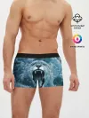 Мужские трусы боксеры / Львица в бушующих волнах