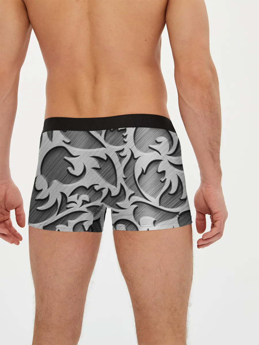 Мужские трусы боксеры / Монохромный узор