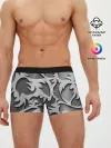Мужские трусы боксеры / Монохромный узор