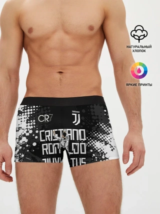 Мужские трусы боксеры / КРИШТИАНУ РОНАЛДУ / ЮВЕНТУС