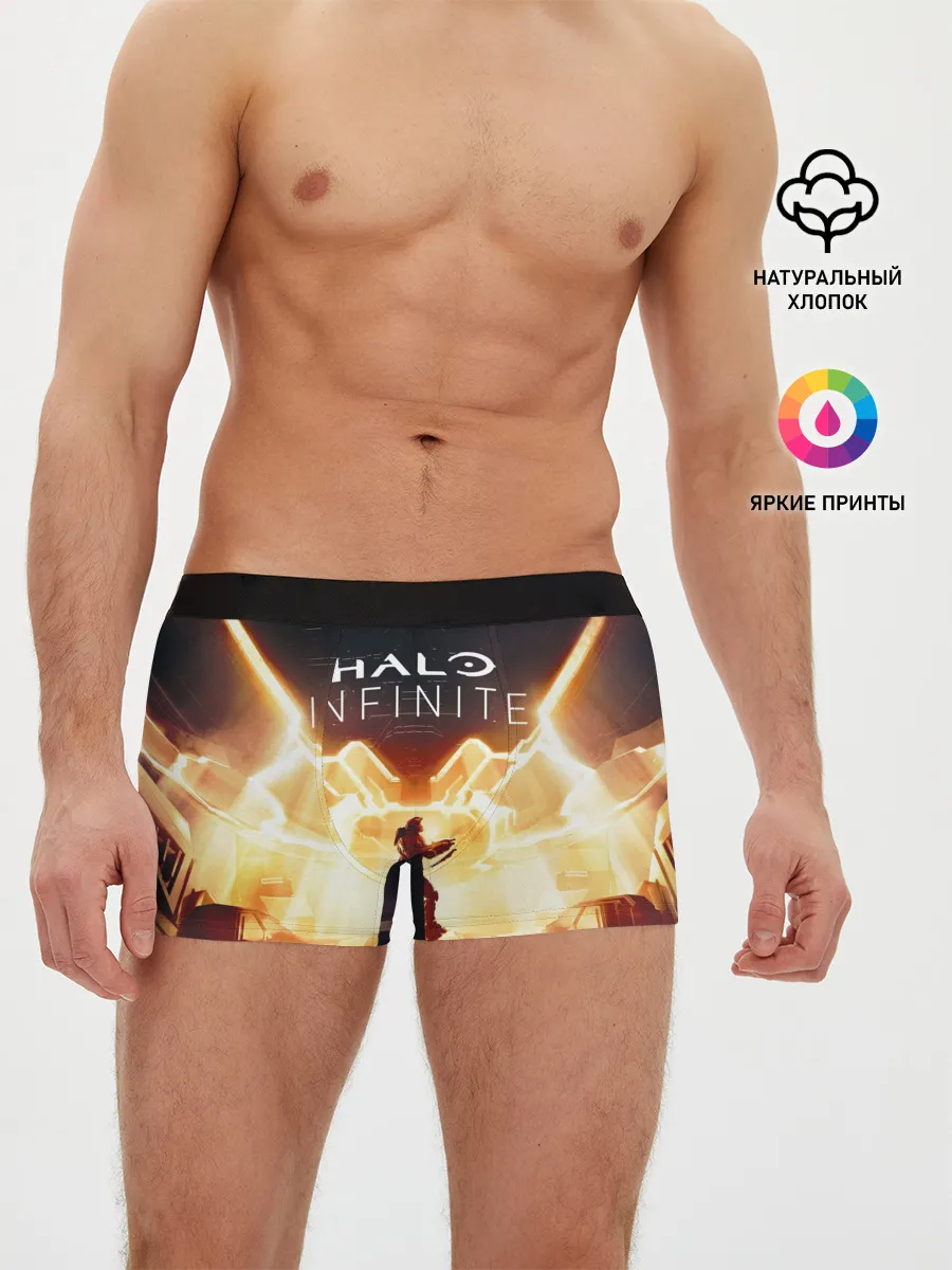 Мужские трусы боксеры / Halo infinite Мастер Чиф