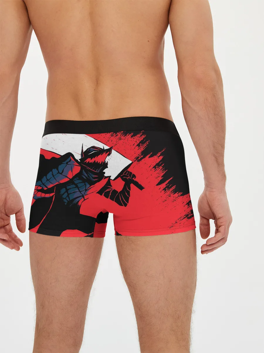 Мужские трусы боксеры / БЕРСЕРК red