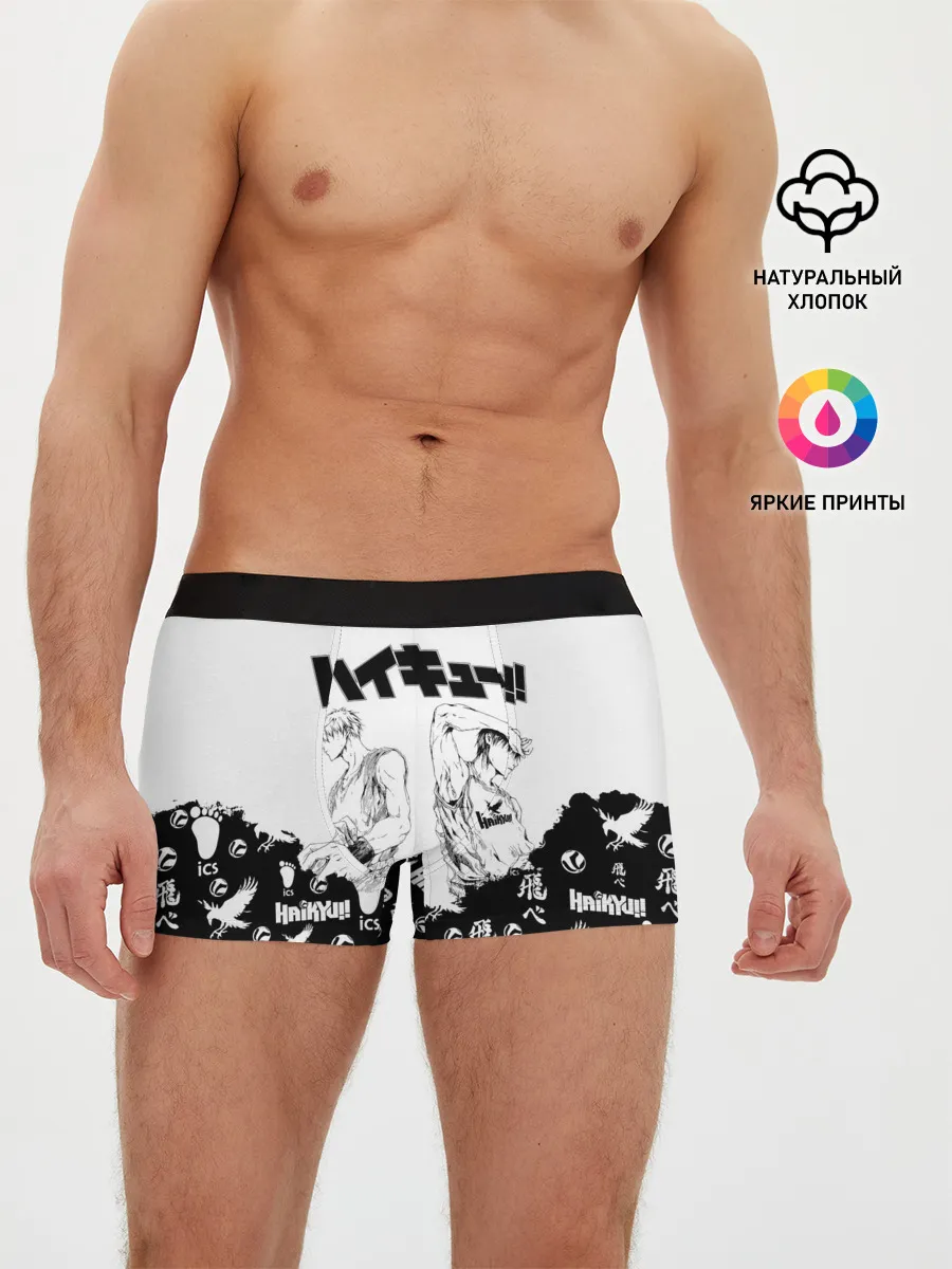 Мужские трусы боксеры / Волейбольный клуб Haikyu!!