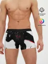 Мужские трусы боксеры / БЕРСЕРК ч/б