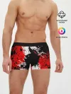 Мужские трусы боксеры / БЕРСЕРК краска брызги